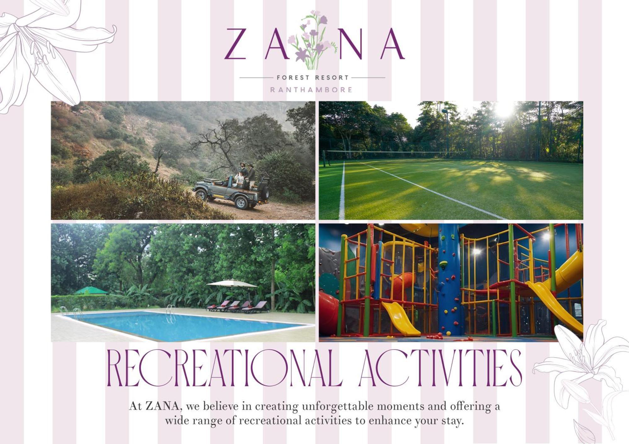 Zana Luxury Forest Resort, Ranthambore 萨瓦伊马多普尔 外观 照片